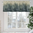 thumbnail image 5 of Mysterious Misty Valances for Windows, 42 x 12in, Forest Bigfoot Monster Rod Pocket Kitchen Valance Curtain Light Filtering Window Treatments for Living Room Bedroom, 1 Panel, 5 of 7