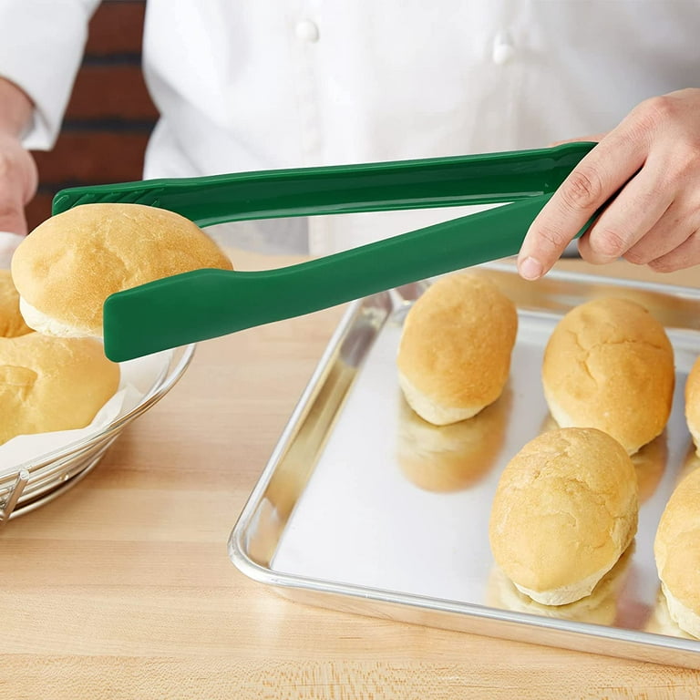 Plastic Kitchen Tongs Reusable Serving Tongs Non-Slip Bread Clip Tongs for  Catering Cooking Salad Toaster 