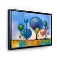 thumbnail image 3 of Designart 'Colourful Landscape Trees Impressionist I' Modern Framed Canvas Wall Art Print, 3 of 5