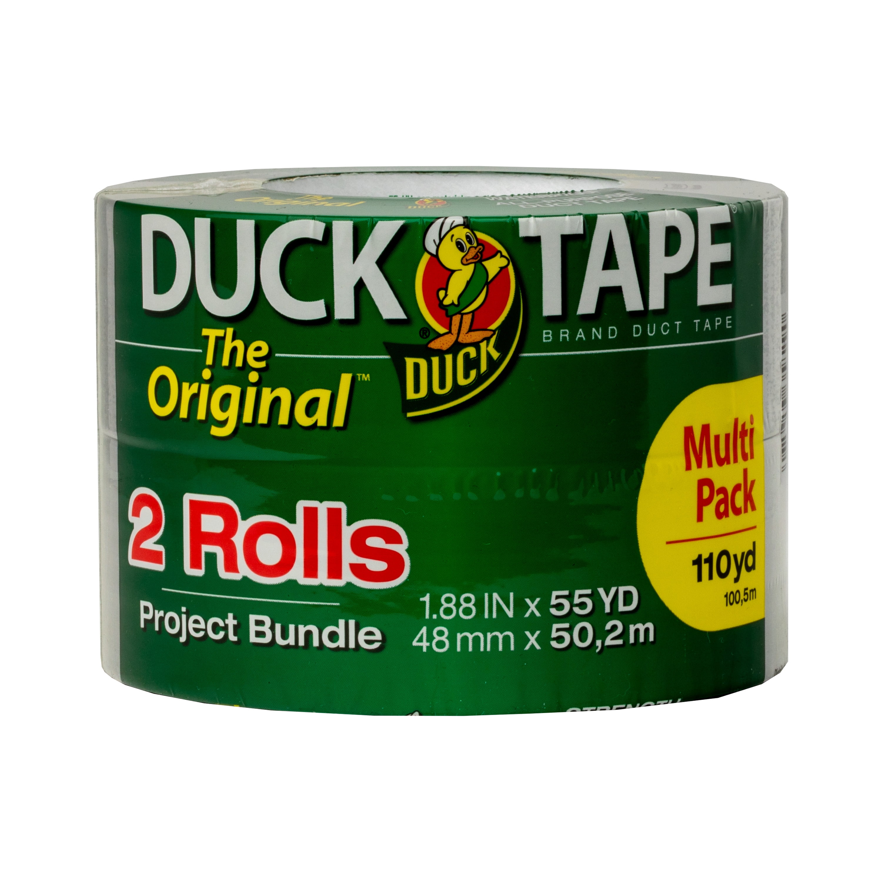 1.88 in Silver Duck Brand MAX Strength Duct Tape x 55 yd. 