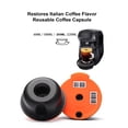 thumbnail image 3 of Reusable Coffee Capsule, Food Grade Refillable Pod Filter with Spoon, Brush for , Compatible with Coffee Machine, Enhance Flavor, Safe to Use, 3 of 7