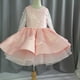 thumbnail image 1 of Vestido de novia para niñas europeas y americanas con lentejuelas, actuación de presentadora, cumpleaños, falda corta para niña de las flores, 1 of 6