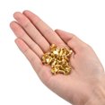 thumbnail image 4 of Unique Bargains 100 Sets Leather Rivets 8mm Double Cap Rivets 12mm Height Metal Studs Rivet, Gold Tone, 4 of 5