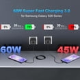 thumbnail image 6 of S26 Super Fast Charger USB C, 60W Type C Charger Fast Charging Android Phone Charger Block with 6FT USB C Chargers Fast Charging Cable Cord for Samsung Galaxy S26 Ultra/S26+/S26/S25Ultra/S25/S24/S23, 6 of 6