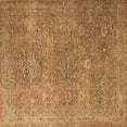thumbnail image 1 of Ahgly Company Indoor Square Oriental Brown Industrial Area Rugs, 6' Square, 1 of 4