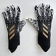 thumbnail image 1 of Guantes de portero de fútbol, transpirables, agarre fuerte, palma de látex, agarre de contacto, talla 7,, 1 of 3