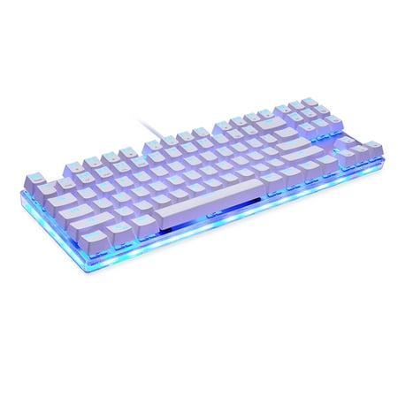 MOTOSPEED K87S Mechanical Keyboard Gaming Keyboard Wired USB Customized LED RGB Backlit with 87 (Best Keyboard With Trackpad)