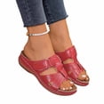 thumbnail image 6 of Xdegoge Womens Orthopedic Sandals Arch Support Cross Strap Open Toe Summer Beach Shoes Hollow Out Walking Ladies Dressy Slippers Casual Mules Clogs, 6 of 6