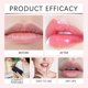 thumbnail image 3 of ZHAOCHENG Bálsamo labial con manteca de cacao: mascarilla acondicionadora y bálsamo labial para humectación, brillo e hidratación instantáneos; bálsamo labial con tinte transparente, cuidado calmante, 3 of 5