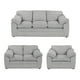 thumbnail image 1 of Sala Aston Dicasa 3 Piezas Plata (Sofá, Love y Sillón), 1 of 8
