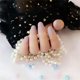 thumbnail image 4 of Jumpingount 24 piezas de uñas esmeriladas estilo francés DIY uñas acrílicas elegantes artificiales para amantes de la manicura cubierta Juegos de manicura 5café, 4 of 4