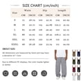 thumbnail image 3 of Men's Baggy Sweatpants Wide Leg Casual Joggers Loose Drawstring Elastic Waist Pants with Pockets Wine 2XL, 3 of 5