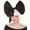 Black and White, variant on HPO Adult Women's Split Dye Bob with Bangs Black and White Color & Made With Synthetic Fiber