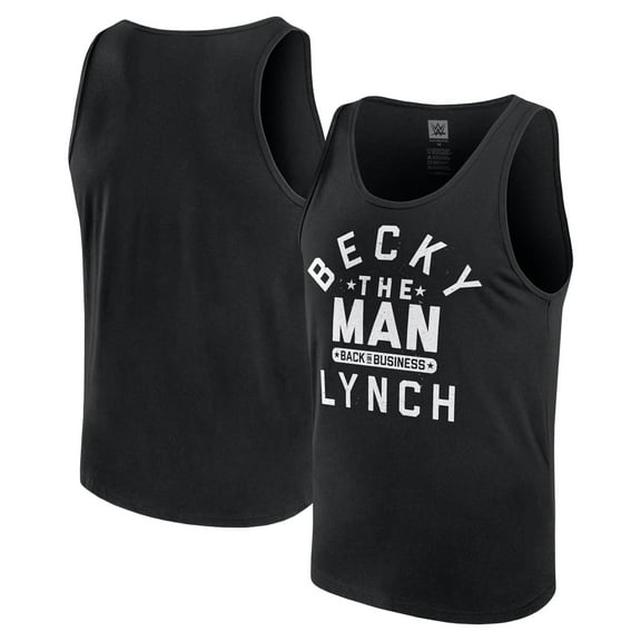 Men's Black Becky Lynch Back In Business Tank Top