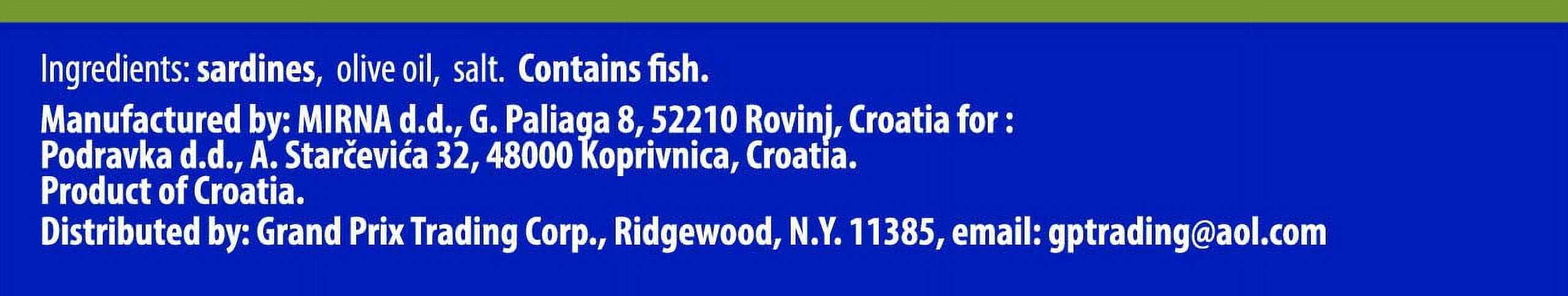 (10 pack) Eva Adriatic Sardines in Olive Oil 115g