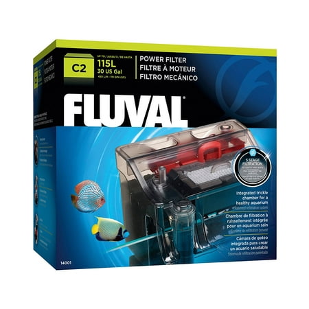 UPC: 0015561140010 | Fluval C2 Power Filter – 5 Stage Filtration