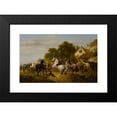 thumbnail image 2 of Adolf Lins 14x11 Black Modern Framed Museum Art Print Titled - In the Parlour, 2 of 5