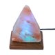thumbnail image 1 of EeaseMX Lámpara de sal de cristal del Himalaya con USB, lámpara LED piramidal de sal mineral, luz nocturna pequeña, 1 of 7