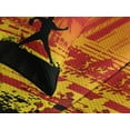 thumbnail image 4 of Ambesonne Teen Room Quilted Bedspread Set 3 Pcs, Baseball in the City, King Size, Red Yellow Black, 4 of 5