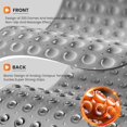 thumbnail image 2 of Non-Slip Bath Tub Mat, 39x16 Inch Extra Large Shower Mat with Drain Holes & Suction Cups, Machine Washable, Purple, 2 of 4
