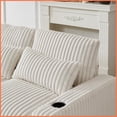 thumbnail image 4 of 126-Inch Corduroy L-Shaped Sofa with Cup Holder & USB Ports - Modern Comfort for Living Room, 4 of 17