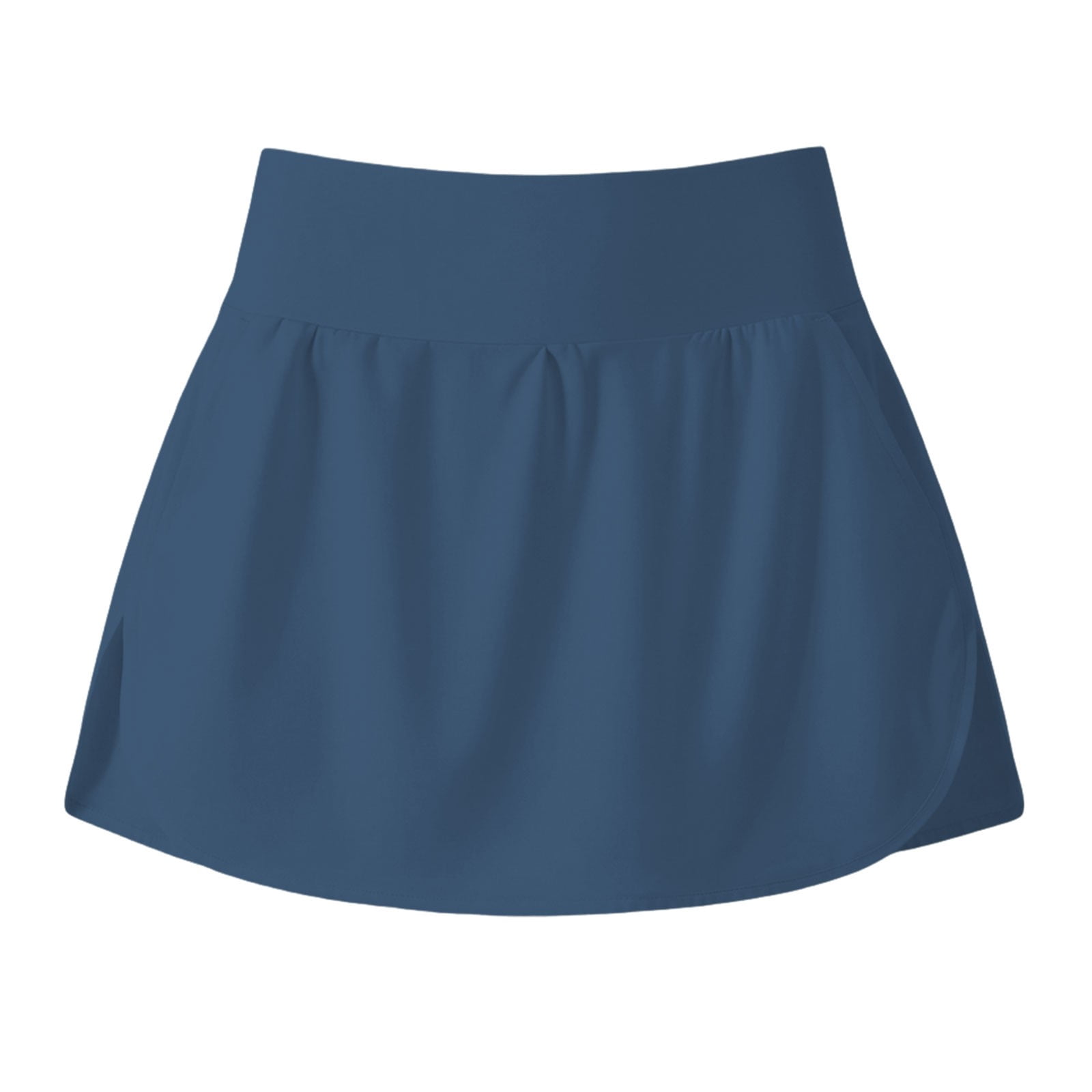 Razzly Women's Dresses Mini Sleeveless Dress Athletic Skirt With Two-Layer Design Casual Tennis Dress Featuring Built-In Shorts for Daily Living and Wear casual dress designed for daily(Dark Blue,XL)