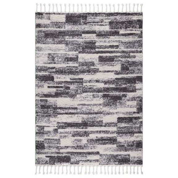 Allstar Living Room Area Rug with Distressed Brick  design