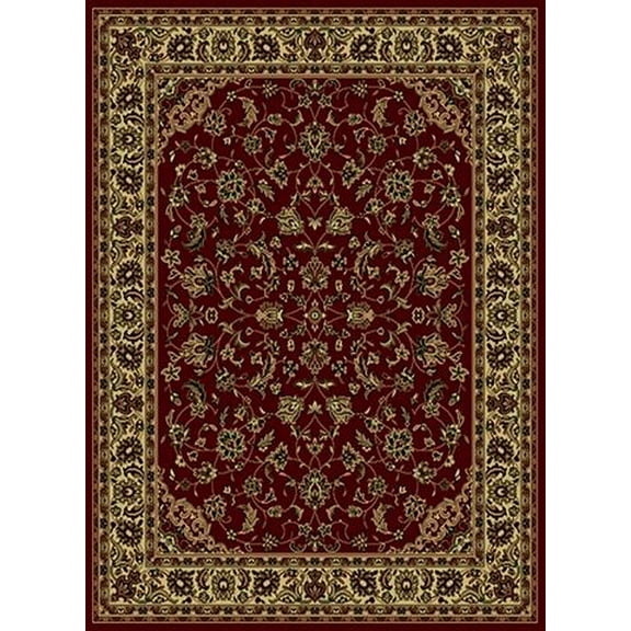 Radici Usa Castello Area Rug 953 Burgundy Bordered 3' 3" x 4' 11" Rectangle