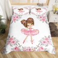 thumbnail image 2 of Funda Nórdica King Size para Niñas Niños Ballet Decoración Tema Juego de Cama Lindo, 2 of 7