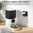 thumbnail image 3 of TENGDA Smart Automatic Pet Feeder with 200W Camera 5L Food Storage App Remote Control Timed Quantitative Feeding for Cats & Dogs, 3 of 9