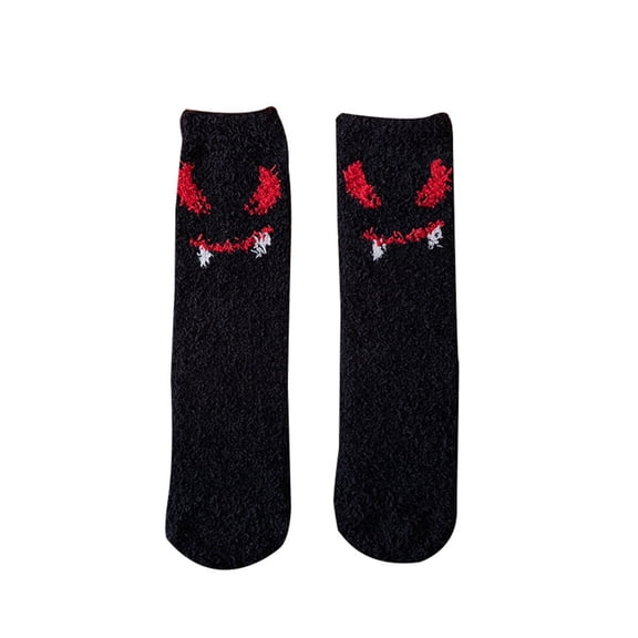 No Show Socks WomensGrayCute‑printed Casual Warm SocksRunning Socks1‑Pair