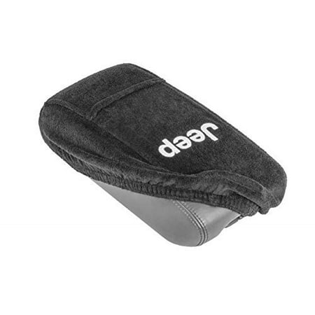 Jeep Liberty Seat Cover Covers - Seat Armour Officially Licensed Custom Fit Center Console Cover with Jeep Embroidered Logo for Select Jeep Grand Cherokee Models(2011-2017) - (Black)