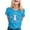 1-Sky Blue, variant on Aihuaihua Easter Shirts for Women Christian Shirts Rabbit Easter for Jesus Shirt Easter Gift Graphic Casual Tee Tops Sky Blue XL
