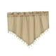 thumbnail image 5 of Cortina de cenefa, cortina corta de Color sólido, cortina de nivel Triangular de granja, cortina de cenefa corta para decoración de gabinete de sótano Beige, 5 of 10