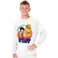 thumbnail image 5 of Betty Boop Air Brushed Hot Stuff Women's Long Sleeve T Shirt Brisco Brands S, 5 of 6