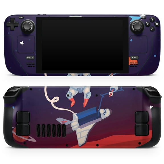 Design Skinz - Compatible with Steam Deck - Skin Decal Protective Scratch-Resistant Removable Vinyl Wrap Cover - Floating Cartoon Astranaut