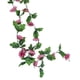 thumbnail image 5 of Guirnalda de girasol artificial de 18 cabezas, simulación de flor, vid, colgante de pared, plástico, flor falsa, ratán, rosa AweSitey HA8325-02B, 5 of 6