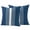 Blue White, variant on 2 Pack Outdoor Waterproof Throw Pillows, Modern Black White Striped Decorative Rectangle Pillow Case Patio Pillows for Chair Couch Sofa 20x12in