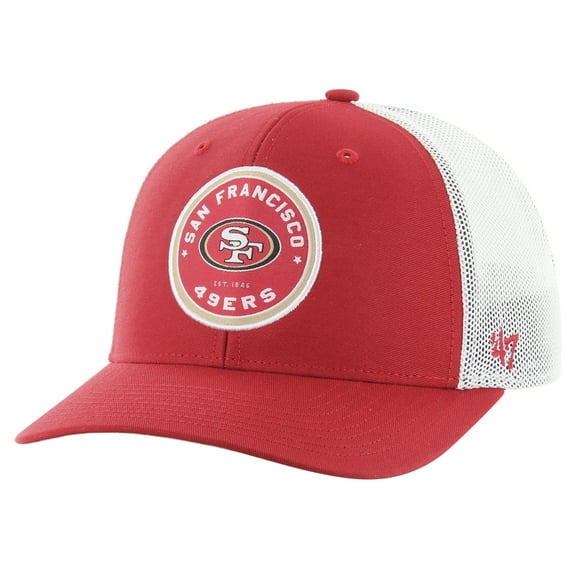 Men's '47 Scarlet San Francisco 49ers Disclose Trophy Stretch Fit Hat