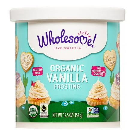 Wholesome Sweeteners Vanilla Frosting, 13 Oz