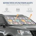 thumbnail image 4 of Qekee Cute Geese Foldable Car Sun Shade - 2-Pack, Car Windshield Sunshades, Foldable - Medium, 4 of 7