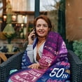 thumbnail image 3 of LHSHID 30th Birthday Gifts for Women Throw Blanket 30th Birthday Gifts for Her 30 Year Old Birthday Gifts for Women 30th Birthday Decorations for Women Gifts for 30th Birthday Woman Blanket 40"x50", 3 of 8