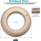 thumbnail image 2 of 50 Uds Anneaux Illets De Rideau Anneaux En Plastique Ronds Clips Anneaux De Bricolage Intrieur Diamtre 40mm(caf), 2 of 5