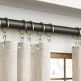 thumbnail image 6 of 50 Pcs Metal Curtain Rings with Eyelets, 1 inch Inner Diameter Drapery Rings Apply for Curtain Rods, Gold(Fits Up to 3/4-Inch Rod), 6 of 8