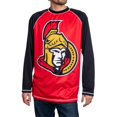 thumbnail image 1 of Ottawa Senators Jersey Style Long Sleeve Rashguard for Men, 1 of 4