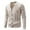 Beige, variant on Ugly Christmas Sweaters For Men V Neck Jacquard Knitted Sweater Jacket