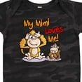 thumbnail image 4 of Inktastic My Mimi Loves Me Monkey Boys or Girls Baby Bodysuit, 4 of 5