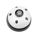 thumbnail image 1 of Iron Sturdy Durable Cute Cartoon Pet Bell for Dog Cat Interactive Toy(White), 1 of 9