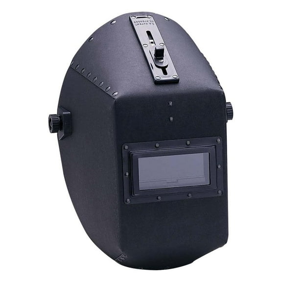 Jackson Safety Welding Helmet - Passive - Fiber Shell - 2" x 4.25" Viewing Area - Shade 10 - 117A Ratcheting Headgear - Quick Slide Filter Plate - 490P Series