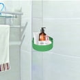 thumbnail image 4 of JASKFLY Shower Caddy - No-Drill Hanging Storage Basket for Shampoo & Toiletries, Rust-Resistant Plastic Organizer for Bathroom & Shower Stall,5.71x5.71x2.56in(Green), 4 of 6